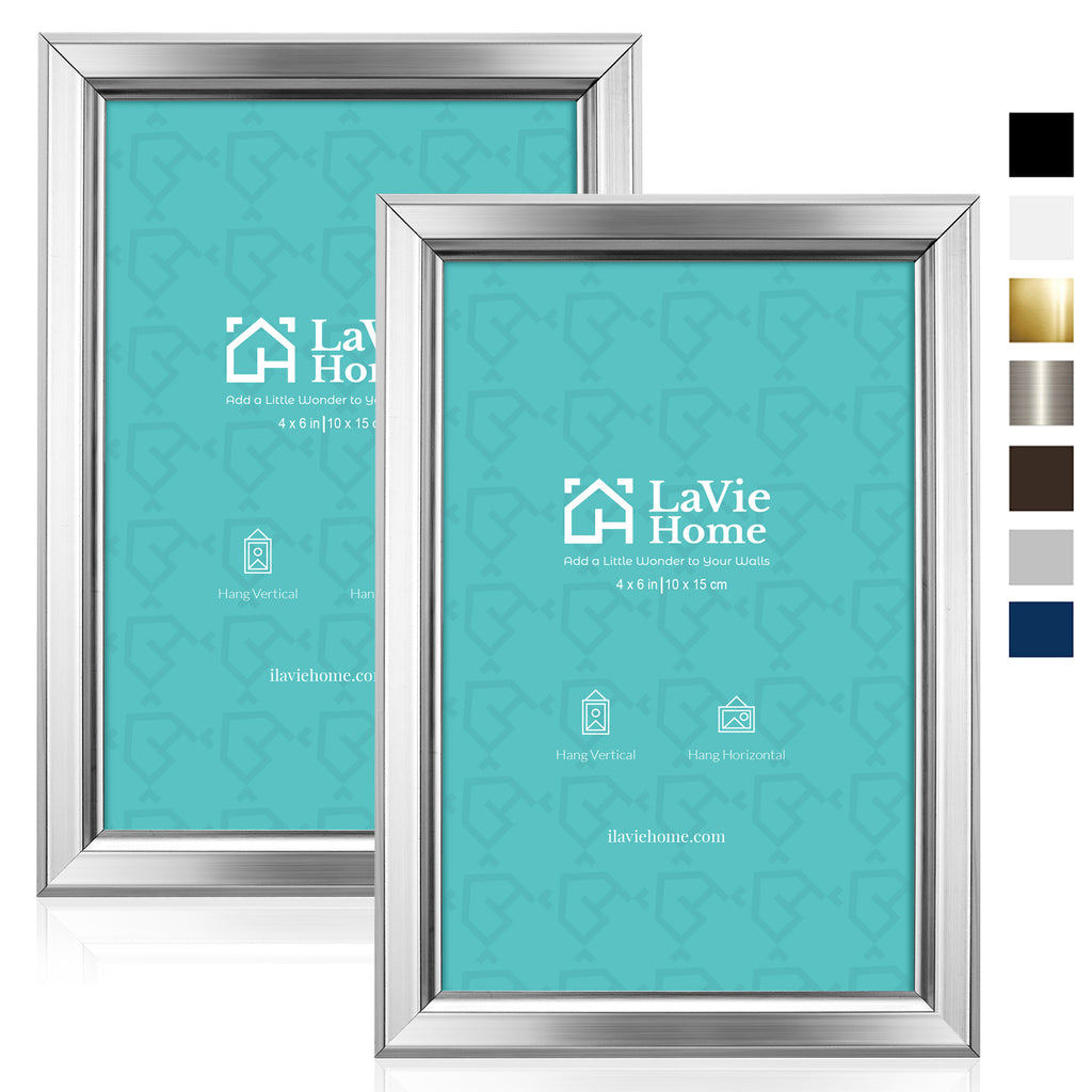 4x6, 8x10 White Picture Frame, Wall Hanging and Table Top, Eco