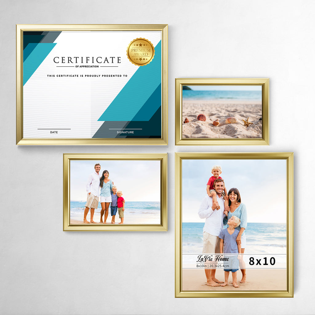  LaVie Home 10x20 Picture Frame Gold, Panoramic